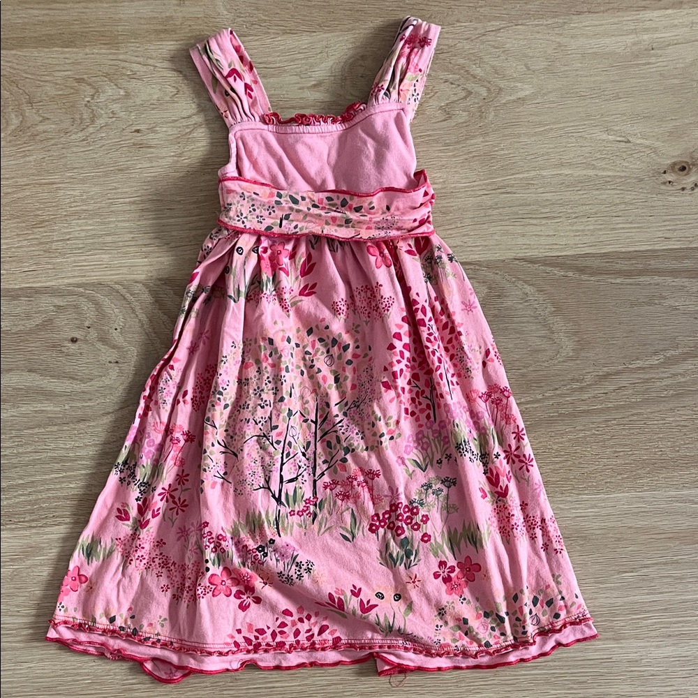 Luna Luna Pink Floral Kids Dress